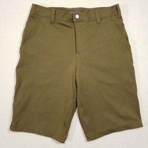 Kitsbow Shorts Mens 30 Olive Green Nylon Spandex Active Mountain Biking MTB 12"